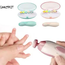 Loozykit Безопасная электрическая машинка для стрижки ногтей, резак для триммера, маникюра, педикюра