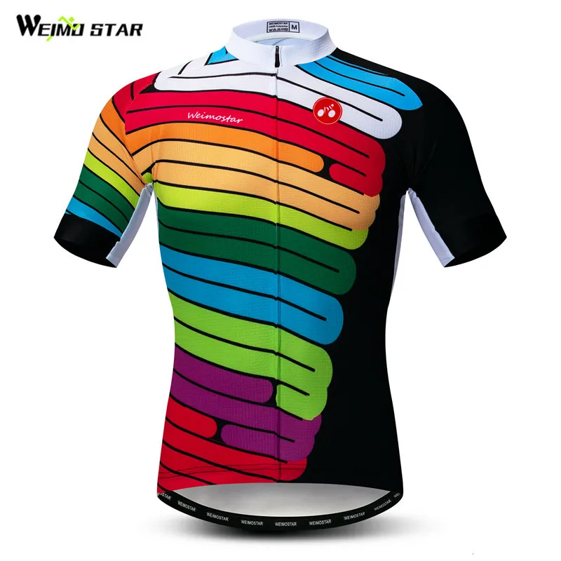 

Weimostar Pro Summer Cycling Jersey Shirt Men Wicking Bicycle Clothing Short Sleeve Breathable mtb Bike Jersey Maillot Ciclismo
