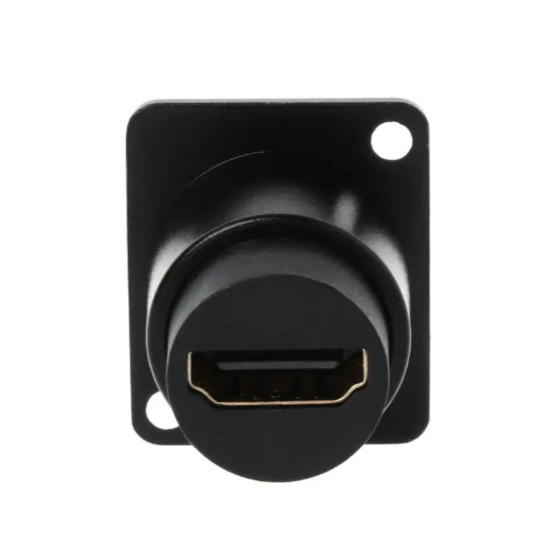 Разъем HDMI типа D RJ45 сетевой втулка шасси Панельное крепление аудиоразъем