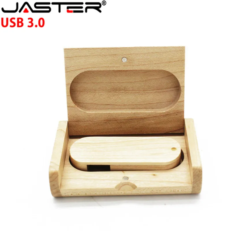 Флэш накопитель JASTER новый деревянный usb с подарочной коробкой флэш USB деревянной