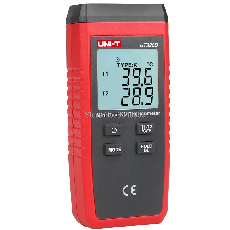 UNI T UT320D мини термометр двухканальный K/J для автоматического отключения|thermocouple