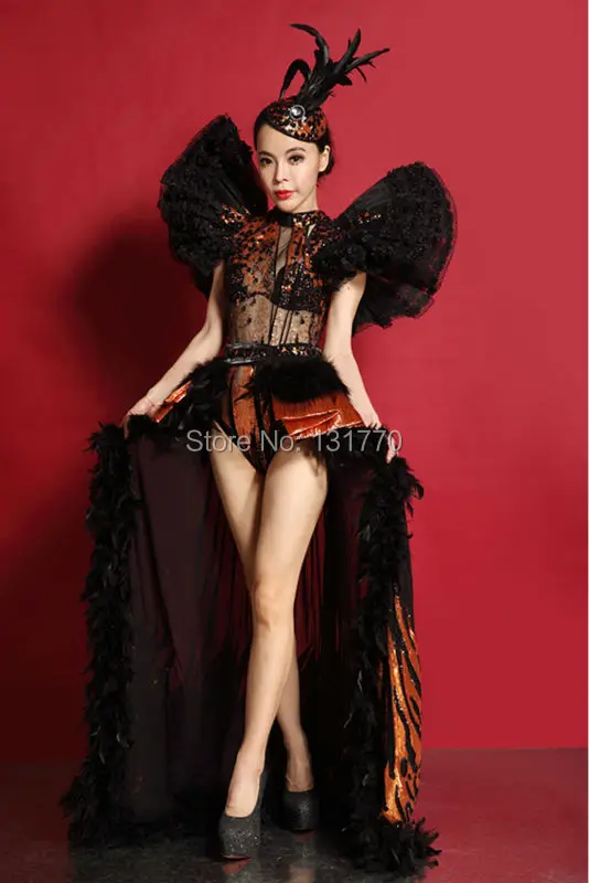 Новинка 2015 модный стиль черный сексуальный женский трико с блестками Женское