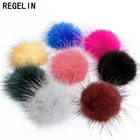 REGELIN модные норковые меховые шарики 100 шт 30 мм Меховые помпоны DIY для изготовления ювелирных изделий норковые шарики для обуви Ювелирная ткань