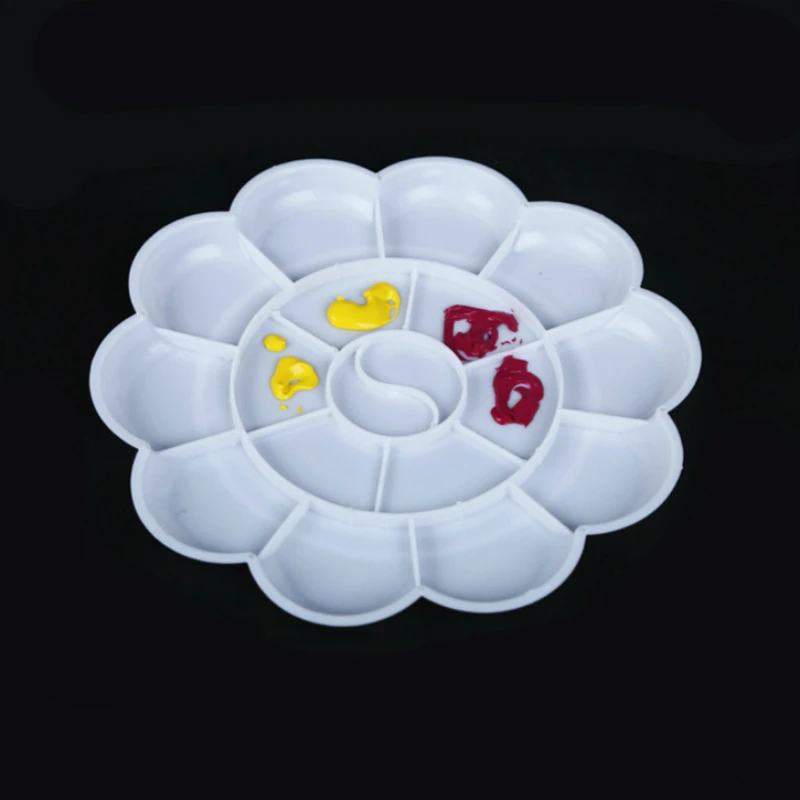 5 шт./лот пластиковая палитра для макияжа ногтей смешивания цвета пластина диск