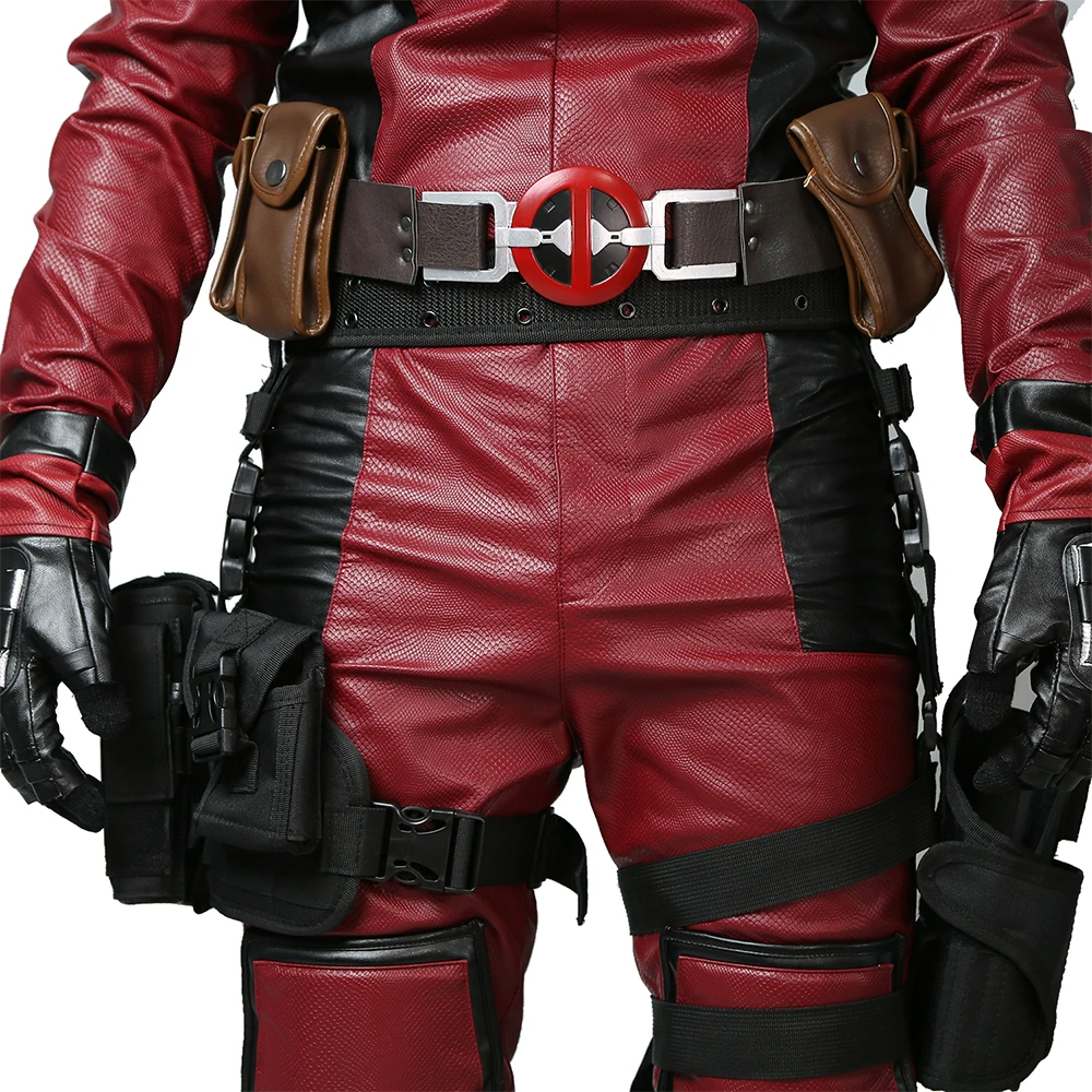 Тактическая Сумка для ног Deadpool сумка косплея из фильма аксессуар костюма Черная
