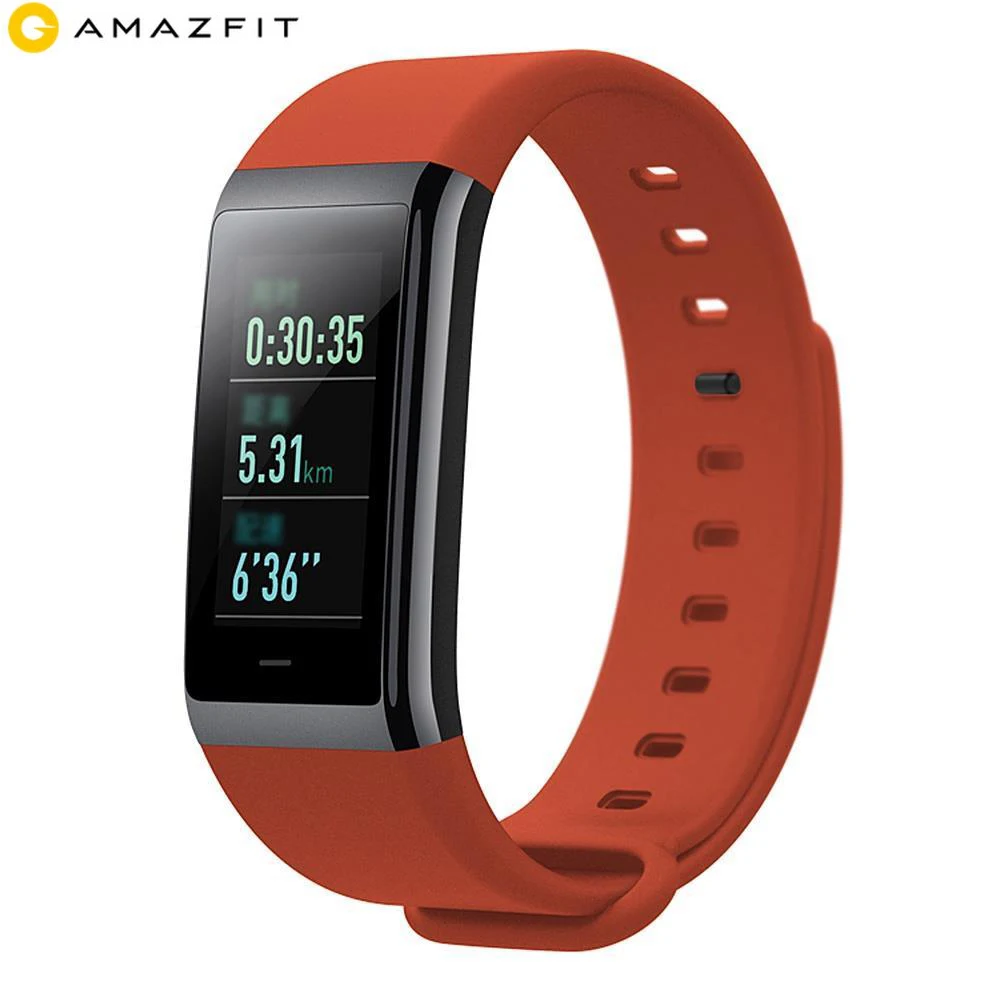 Умный Браслет Huami Amazfit Cor с английской версией 5ATM, водонепроницаемый, 2.5D, цветной, ips экран, трекер сердечного ритма BT для Android и IOS