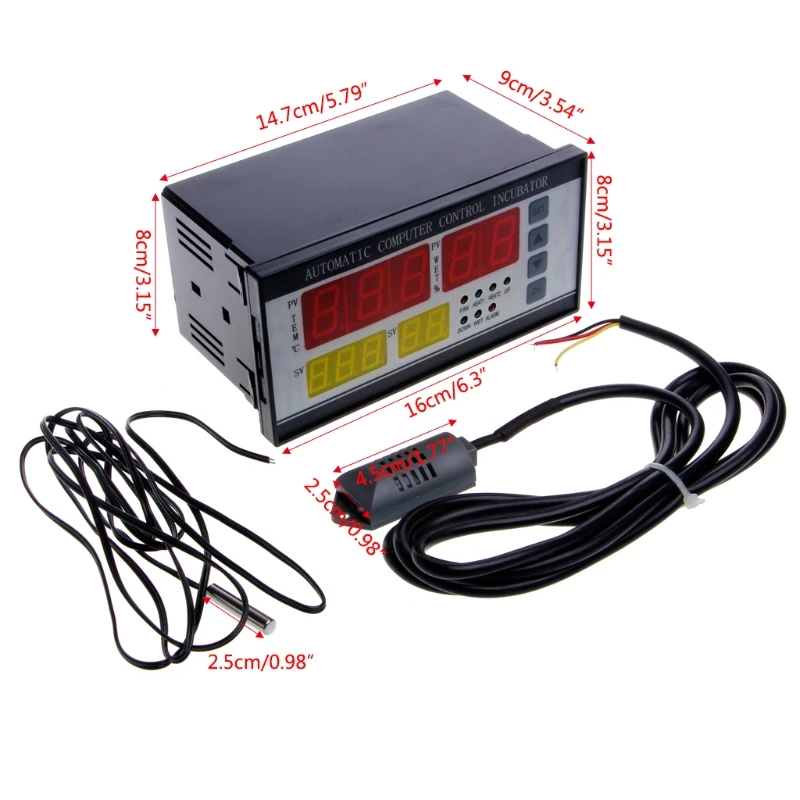 

XM-18 Automatic Incubator Controller Egg Hatcher Temperature Humidity 4 Screen