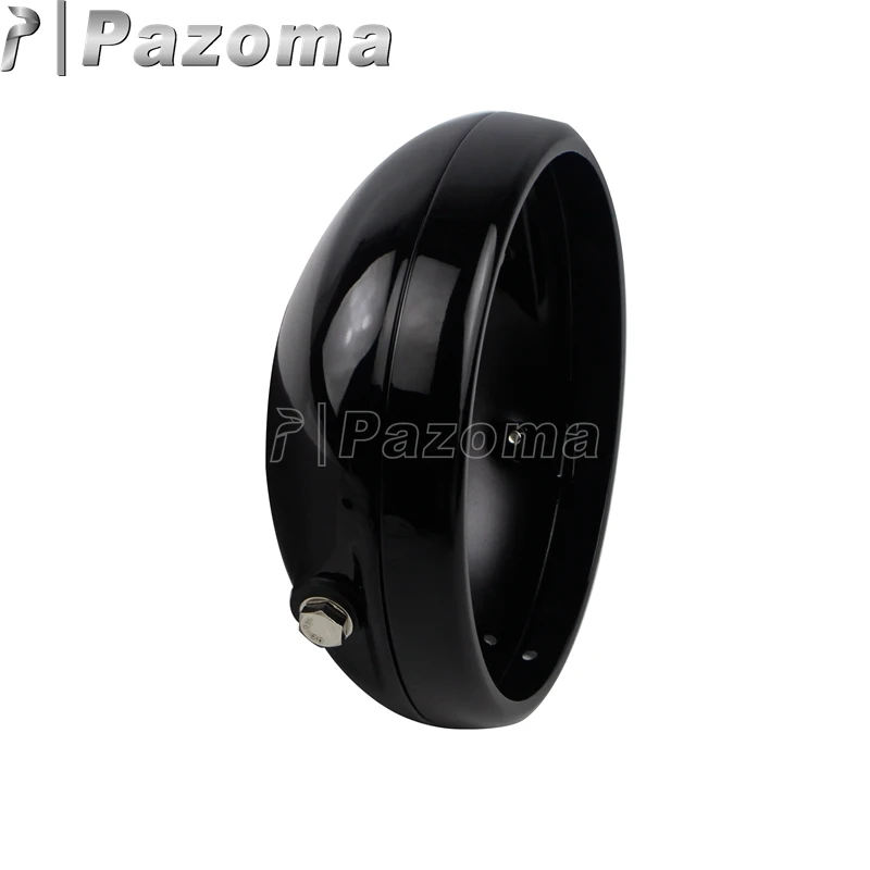 7 Inch Motorcycle Headlamp Shell 7&quot Motorbike Led Headlight Housing Bucket Trim Ring For Harley Honda Yamaha YBR125 YBR 125 |