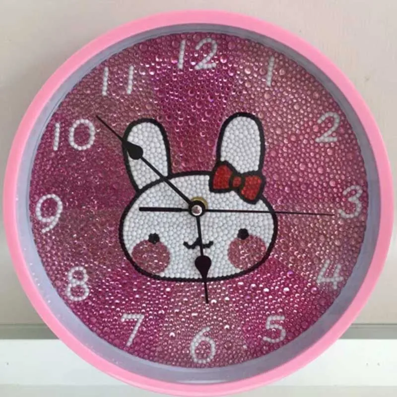 DIY часы алмазная живопись Дети DIY мультфильм алмазная живопись часы Размер алмазная живопись вышивка детские игрушки кристалл - Цвет: Z018