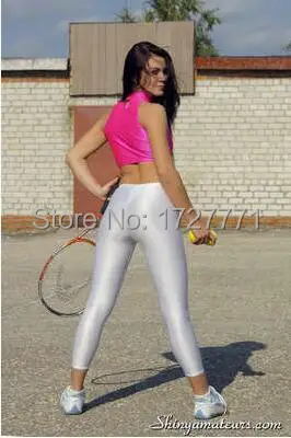 Блестящие Непрозрачные колготки из спандекса (LS3002) оригинальные Фетиш леггинсы