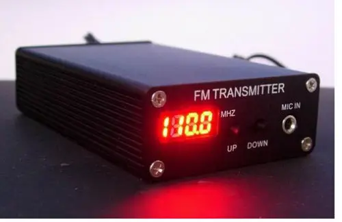 5 Вт 87-109 МГц Стерео PLL FM MP3 передатчик Мини радиостанция+ блок питания+ антенна