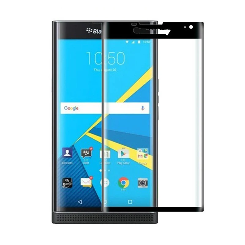3D изогнутое полное защитное закаленное стекло для BlackBerry Priv Высокое качество