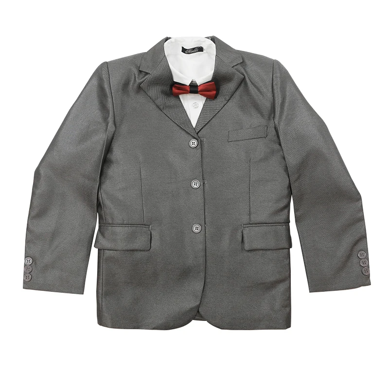 Nimble/серый Модный костюм для мальчиков; roupas infantis menino; детская одежда; спортивные блейзеры для мальчиков; Terno Menino; Верхняя одежда для мальчиков