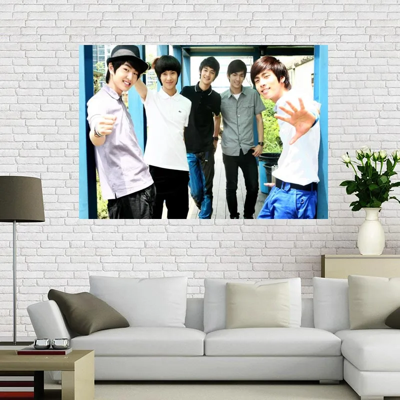 Новое поступление на заказ блестящий холст постер для домашнего декора принт