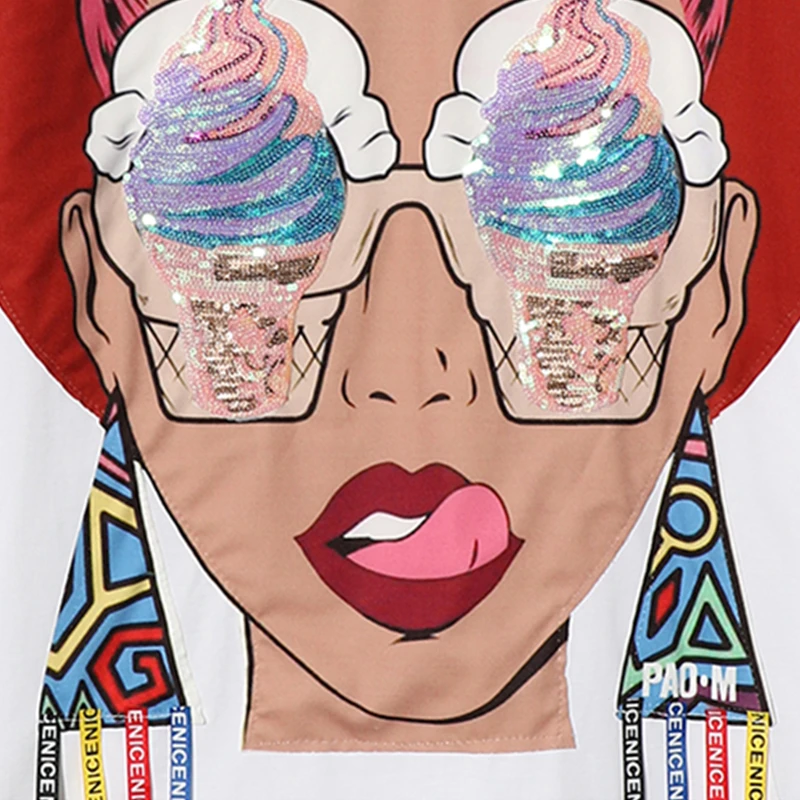 Модное женское весеннее летнее Новое хлопковое свободное платье с