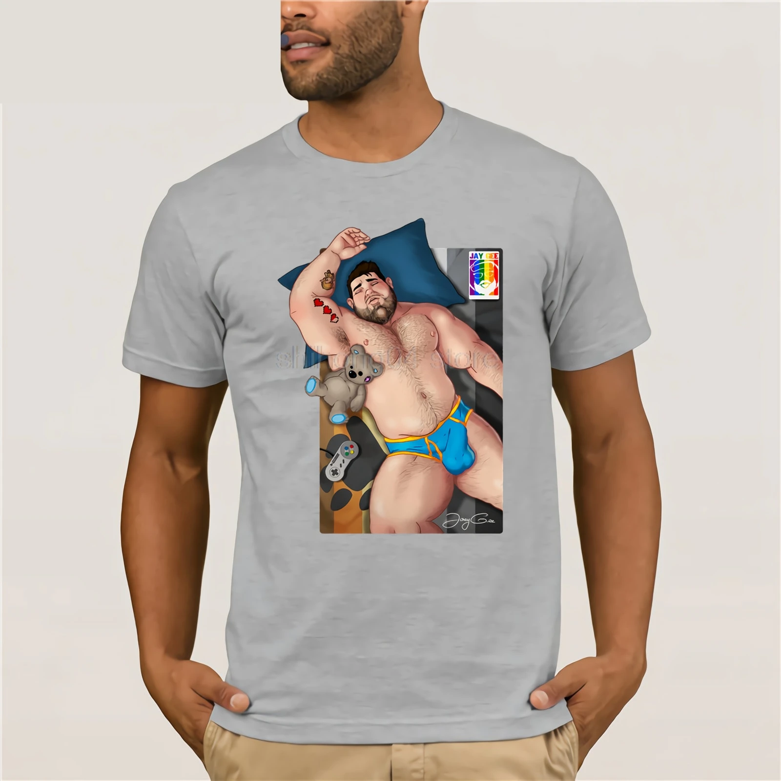 Clothing T shirt Daddy Bear Gay Shirt Printed T Shirts Geek Summer Youth T Shirt Humor Men Top