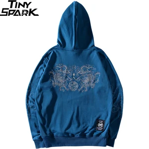 2021 Мужская толстовка в стиле хип-хоп с золотой вышивкой, уличная одежда Harajuku, пуловер с капюшоном, хлопковый хип-хоп Свободный свитер с капюшоном, Новинка