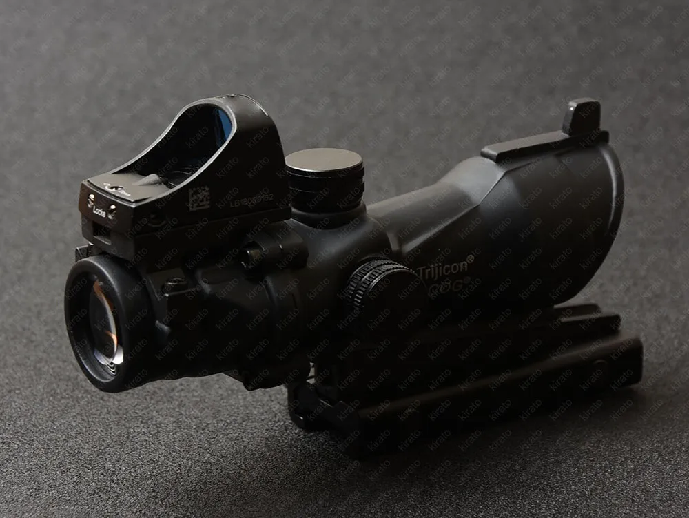 Тактический acog Стиль 4x32 прицел и 1x Красный точка зрения Охота Стрельба M2833 M7830