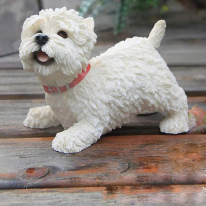 Модель собаки Mnotht 1/6 для Великобритании посмотрите на West Highland Terrier модель из смолы