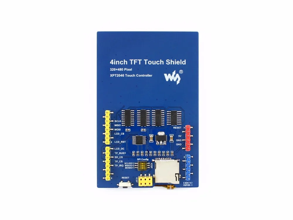 4 дюймовый сенсорный ЖК экран для Arduino резистивное разрешение 480x320 стандартный