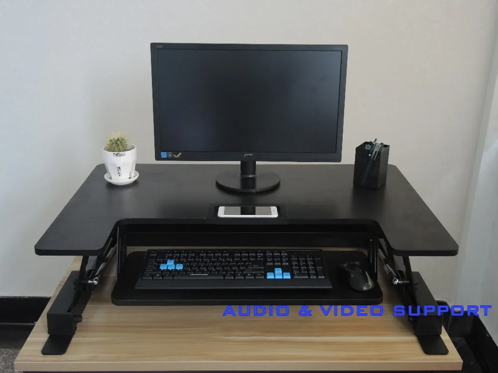 Регулируемый столик для ноутбука с подставкой и клавиатурой|height adjustable|height adjustable