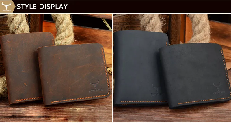 COWATHER Мужской ремень и кошелек набор с пряжкой из натуральной коровьей кожи ремень для мужчин модный кошелек костюм высокое качество кошелек