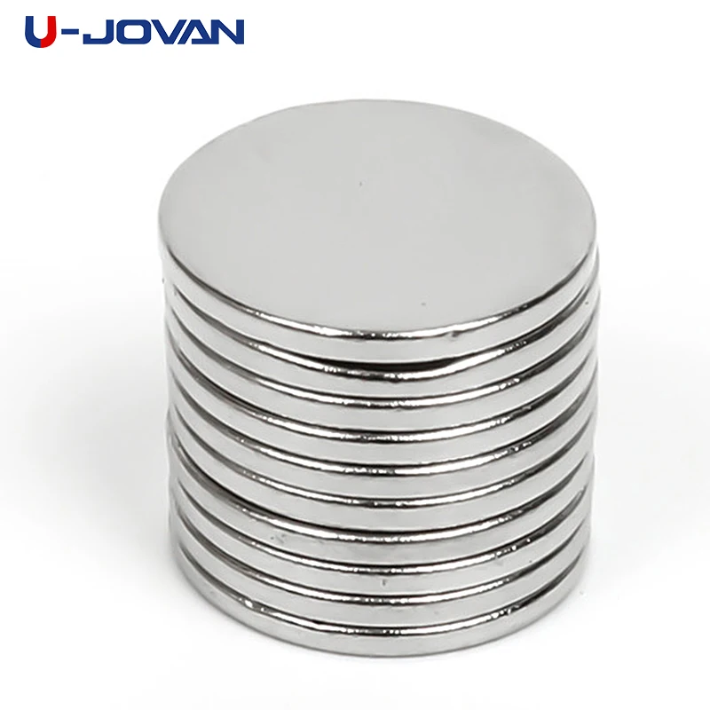 U-JOVAN 20 штук 10x1 мм 10x1 мм Мини редкоземельных супер сильный магнит мощный круглый магнит неодимовый магнит N50