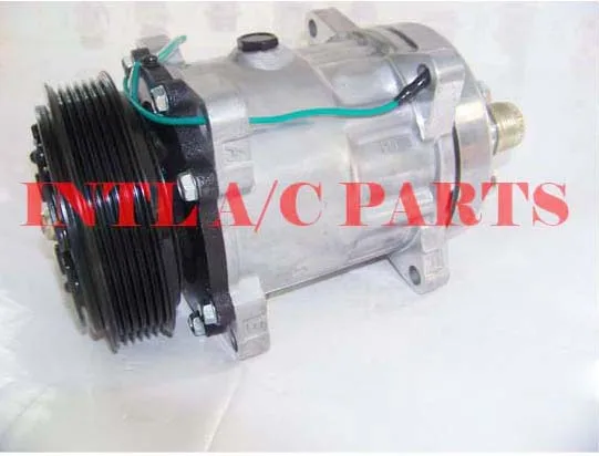 Автомобильный Компрессор кондиционера PV6 pulley SANDEN SD709 SD 709 7H15 SD7H15|sanden sd709|ac compressorauto