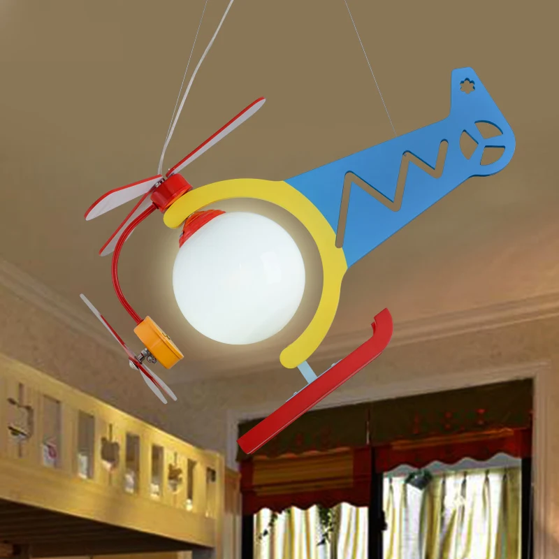 Мультяшная креативная спальня детская игрушка современный самолет комната для