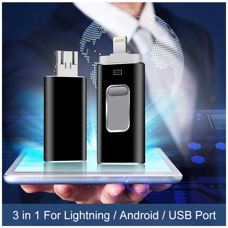 64 Гб USB флеш-накопитель для iPhone Memory Stick 32 Гб 16 Гб 64 Гб USB 3,0 Флешка Lightning Memory Stick для iPhone iPad iPod Android
