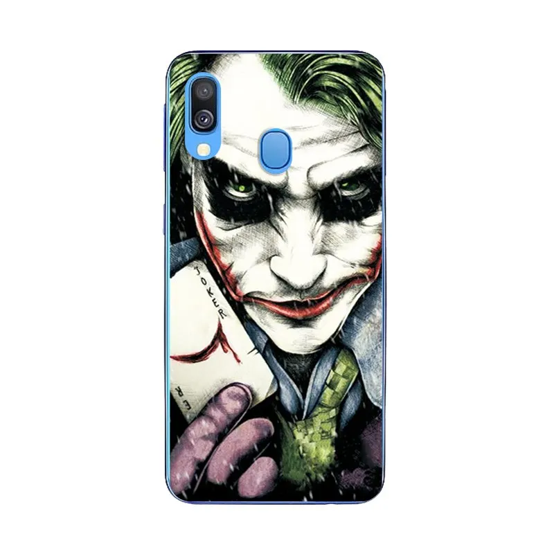 Чехол для телефона Samsung Galaxy A10 A50 A70 A30 силиконовый чехол с Бэтменом Новинка A40
