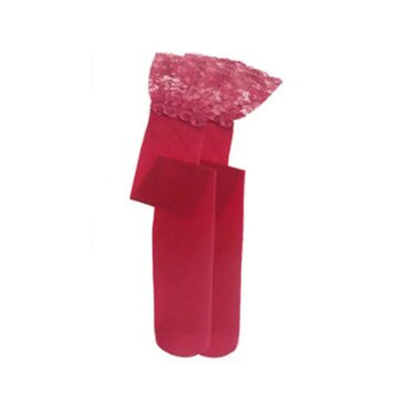 wine red Varsbaby женское сексуальное высокоэластичное нижнее белье цветочный кружевной чулок красивые ноги свободный размер для дам - Цвет: wine red