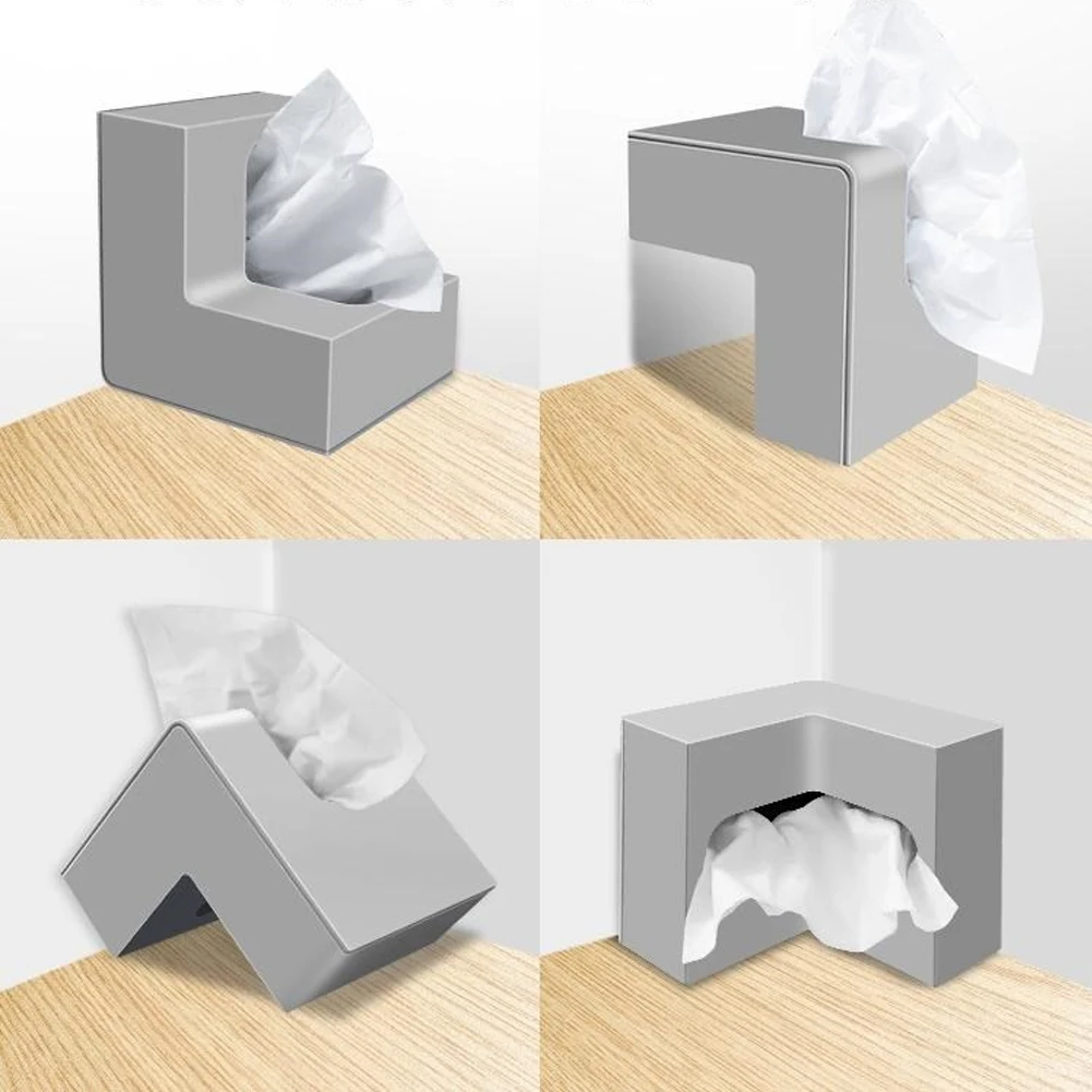 Tissue Box Durable Decoration Practical Paper Container Travel Easy Fill Nordic Style Multifunctional Solid Home Simple Portable | Дом и сад