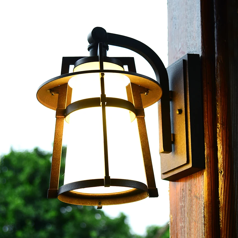 Европейская наружная настенная лампа для сада балкона бра в американском ретро