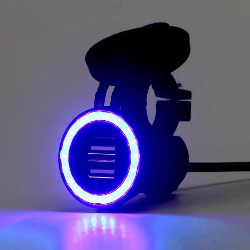 5V 1/2.1A USB Motorcyc Зарядное устройство Водонепроницаемый светодиодный светильник