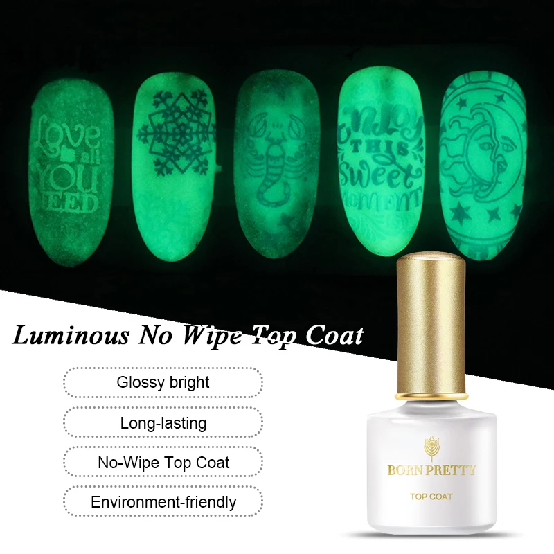 BORN PRETTY Base Top Coat Gel Nail Polish 6ml Matte Gel Gel Varnish Manicure Reinforcement Gel Peel Off Varnishe Nail Art Design