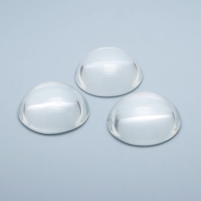 30 мм круглые выпуклые кабошоны прозрачное стекло Камея Установка для ювелирных