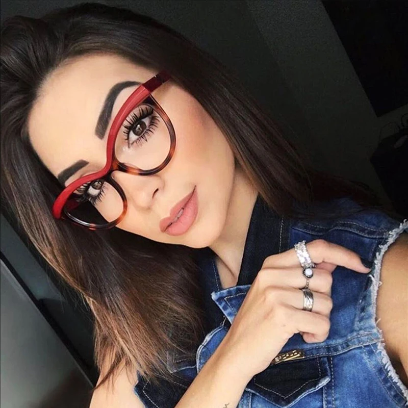 JackJad Модные женские крутые кошачий глаз простые очки в винтажном стиле Классические оптические очки для близорукости оправа Oculos De Grau 97565