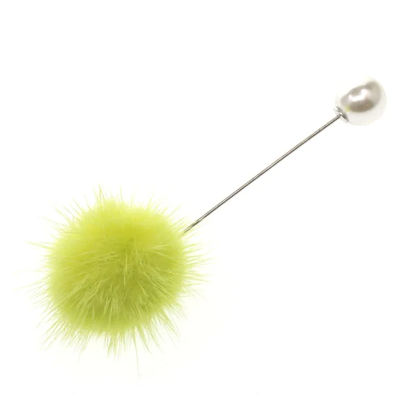 Lavida F47 очаровательные бриллиантовые булавки для женщин/натуральный мех норки