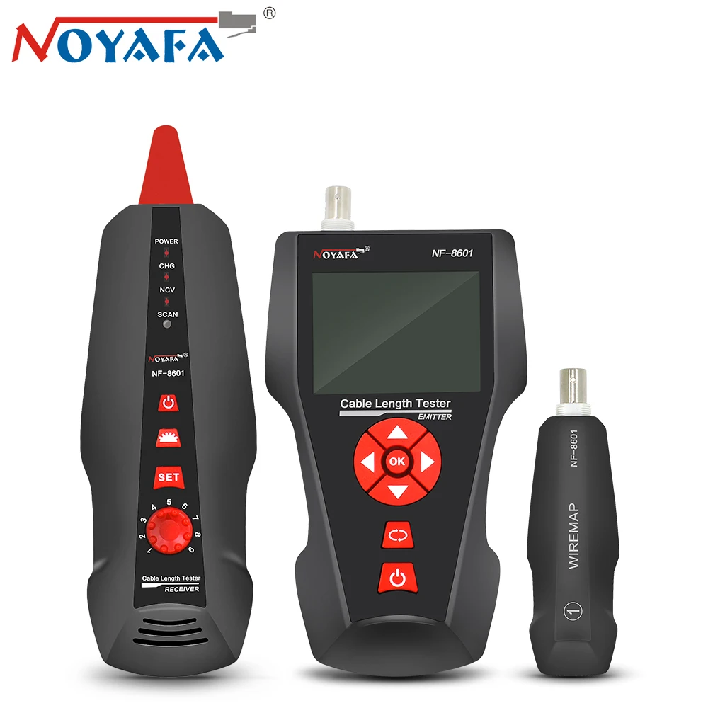 Оригинальный Noyafa NF 8601W RJ45 для BNC PING POE RJ11 Телефонная Диагностика тональный