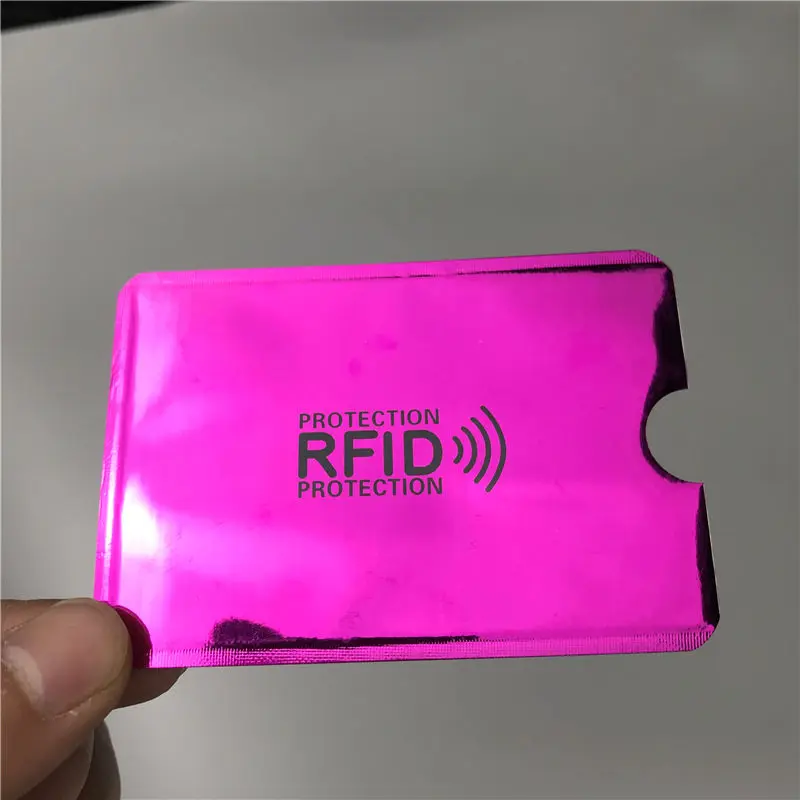 10 шт./лот блокирующий кошелек Анти RFID Чехол держатель рукава Сканирование