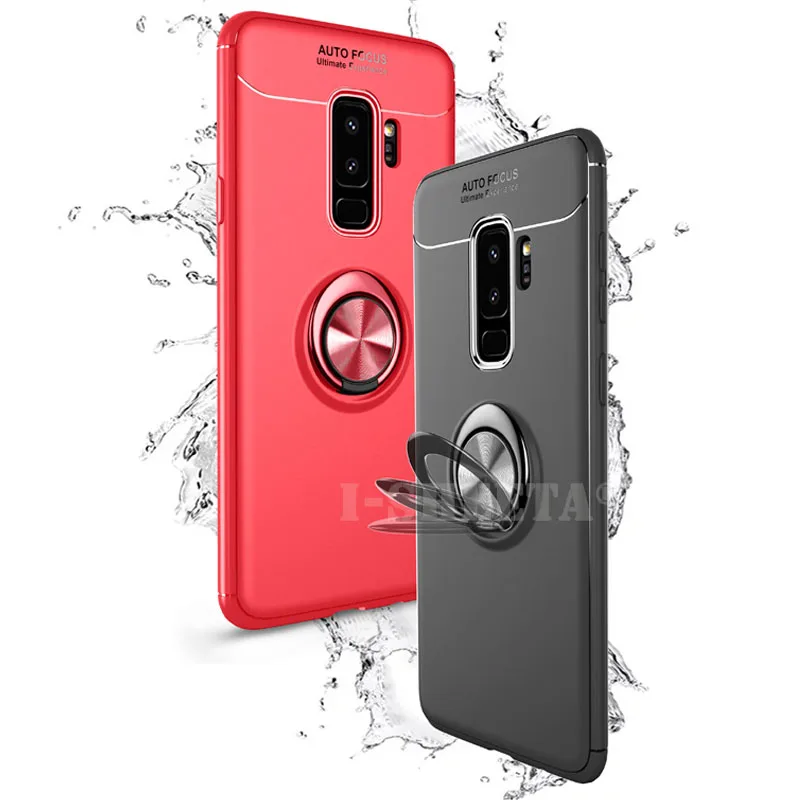 Ударопрочный для samsung Galaxy S10 S9 Plus Lite 360 магнитный Встроенный держатель подставка