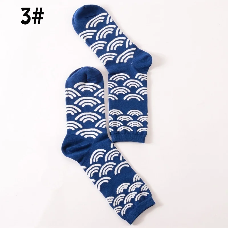 Носки женские мужские носки милые хлопковые красочные модные зимние чулки с