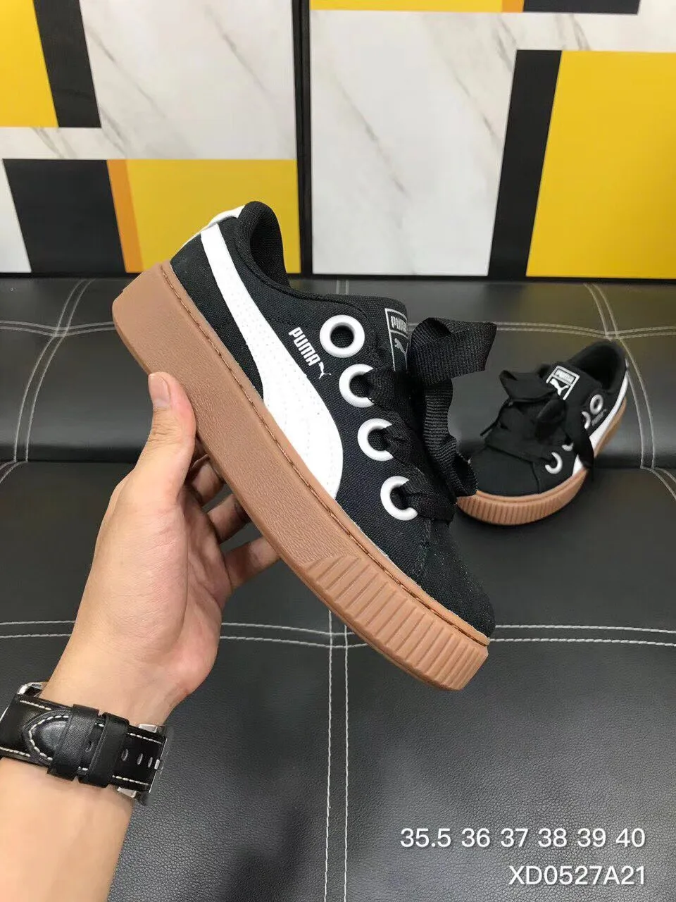 PUMA Новое поступление 2018 Puma Лена упрощенный сдобы холст обновления бадминтон
