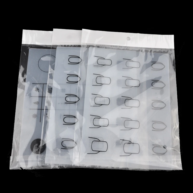 3 шт. силиконовые коврики для ногтей|nail art plate|stamping nail platestamping |