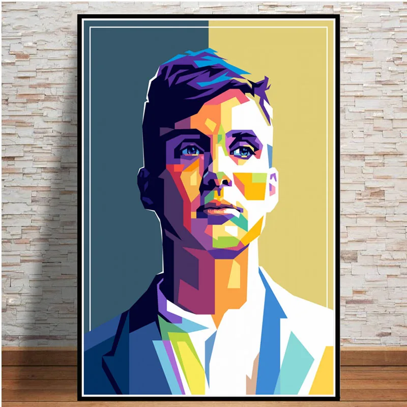 0012 Peaky blinds Cillian Murphy ТВ-шоу художественный постер Картина Настенная картина домашний декор плакаты и принты - Цвет: 0012
