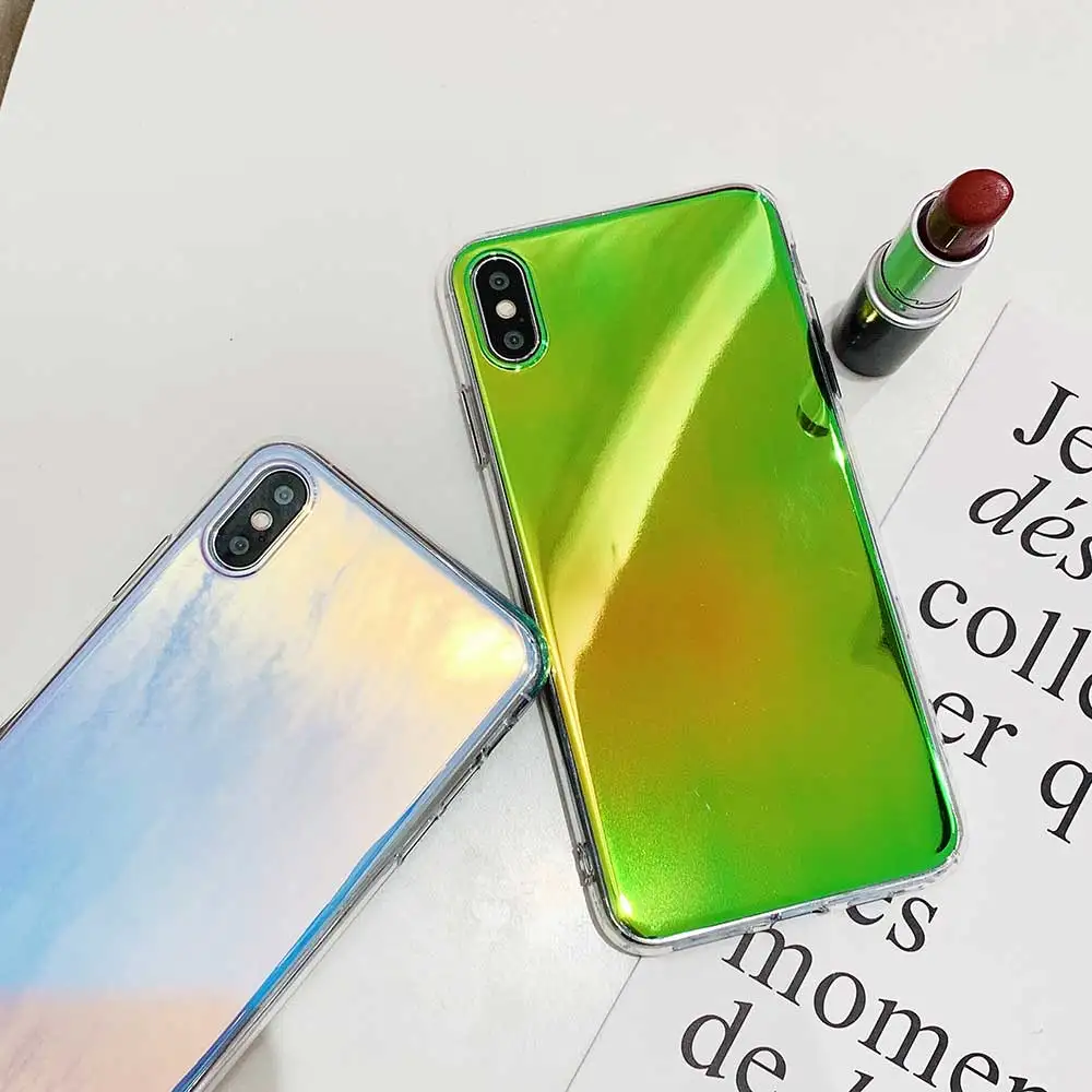 Модные Красочные чехлы для телефонов iphone XS MAX 6s 6 7 8 plus X XR SE мягкий силиконовый