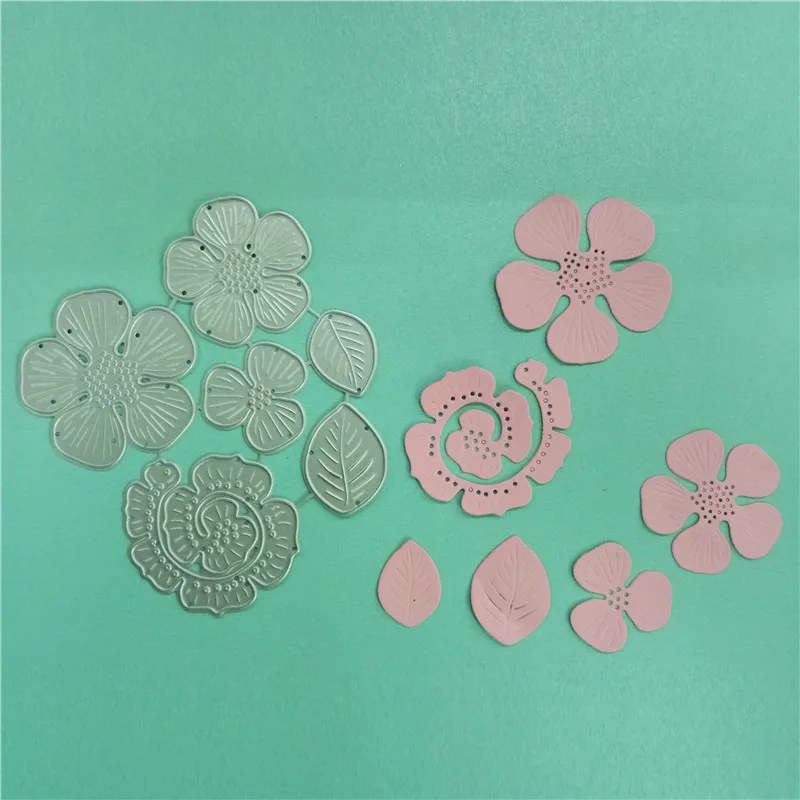 Bi fujian Flower Leaves 2019 новые металлические резные штампы DIY скрапбук Бумага Ремесло