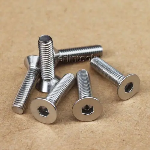 96 шт. из нержавеющей стали 4-40 до 1/4 &quot-20 шестигранные винты с плоской головкой |