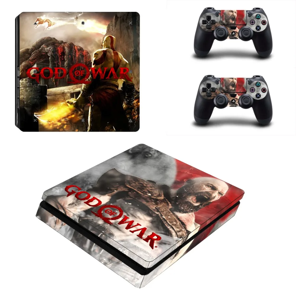 Для версии бога войны 4 PS4 тонкая кожа Стикеры наклейка для Dualshock Игровые